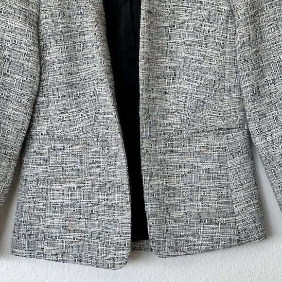 J. Crew Going-out blazer 00 in black-and-white tweed Career Open Front blazer - Picture 8 of 8